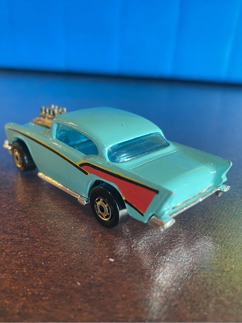 Vintage Hot Wheels '57 Chevy - Turquoise Mattel 1976